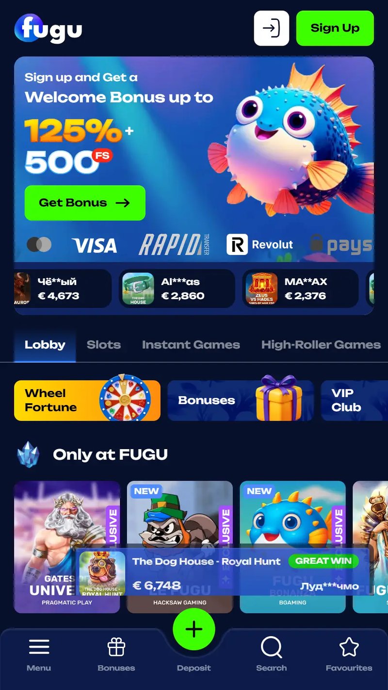 Casino fugu - Entdecken Sie das exklusive Fugu Casino in Deutschland - Echtgeld-Spiele online