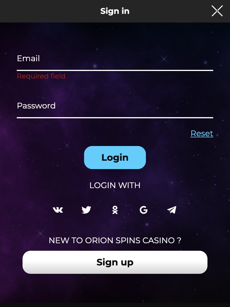 Spin castle login, spin castle sign in