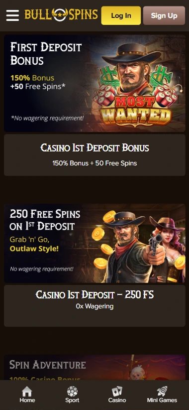 Best bull spins casino in United Kingdom
